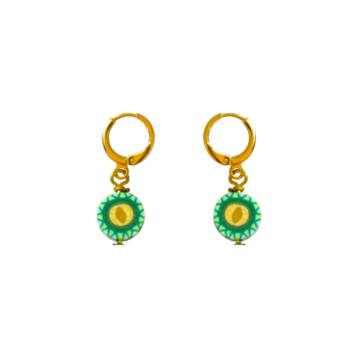 Cantaloupe Melon Earrings, Novelty Fruit Earrings | by Ifemi Jewels