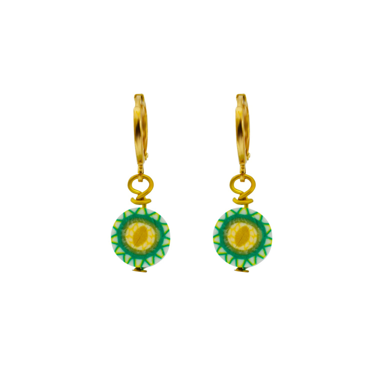 Cantaloupe Melon Earrings, Novelty Fruit Earrings | by Ifemi Jewels